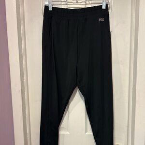 Victoria Secret PINK Black Fitted Jogger Leggings